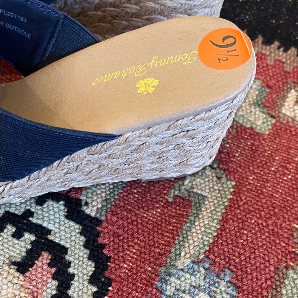 NWT Tommy Bahama Suzette Braided Wedge Espadrille Wedge Slip On Sandals - Picture 7 of 7